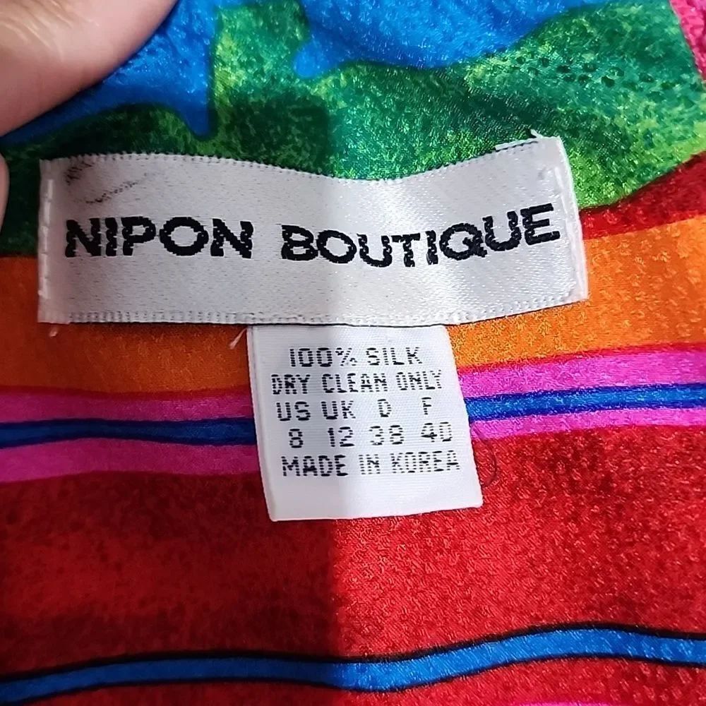 Vintage nipon boutique dress sz 8 - Picture 5 of 5